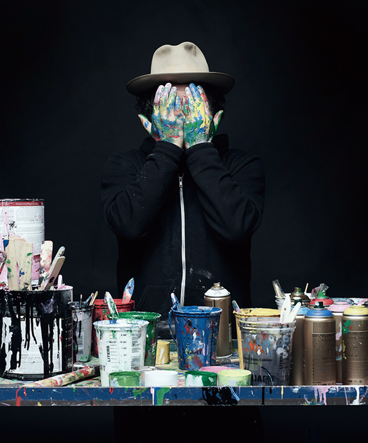 Mr. Brainwash Portrait